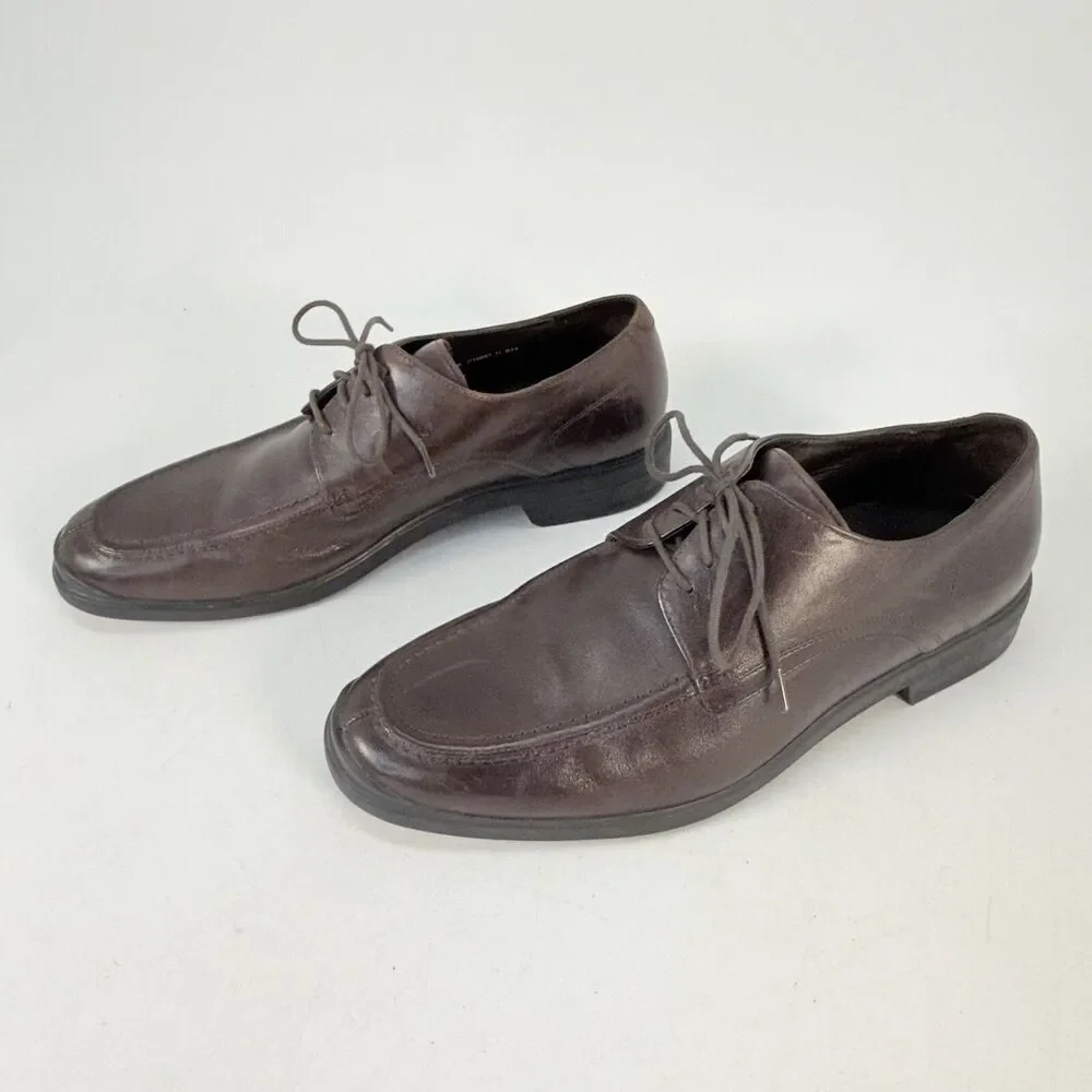 Cole Haan Men 11 M Air Stylar Split Ox Toe T Moro Brown Leather NikeAir C10697